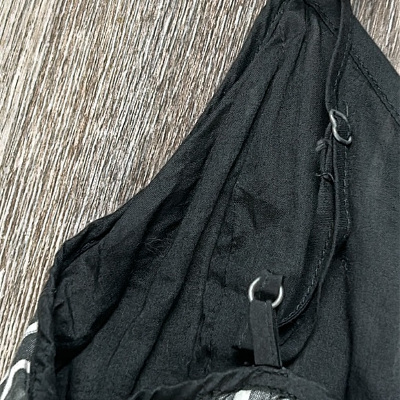 Converse Black and White 100% Cotton Midi Dress - Picture 14 of 16